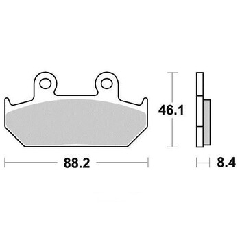 Pastiglie freno S1005AN Sifam