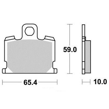 Pastiglie freno S1013N Sifam