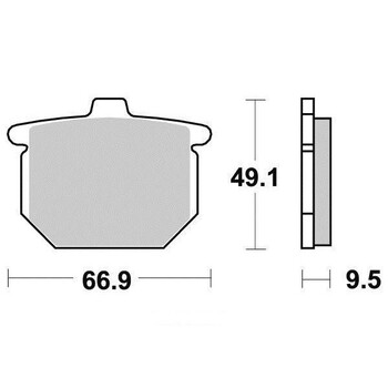 Pastiglie freno S1027AN Sifam