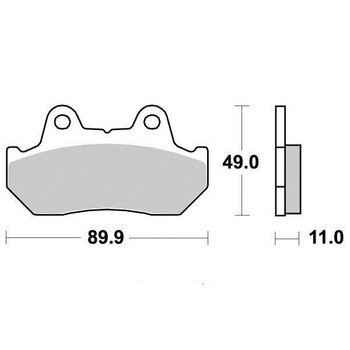 Pastiglie freno S1044AN Sifam