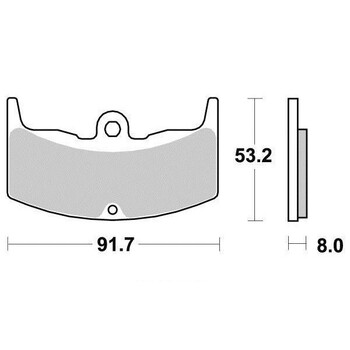 Pastiglie freno S1129AN Sifam