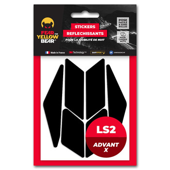 Adesivi Easy Replica™ LS2 Advant X™ Fear The Yellow Bear