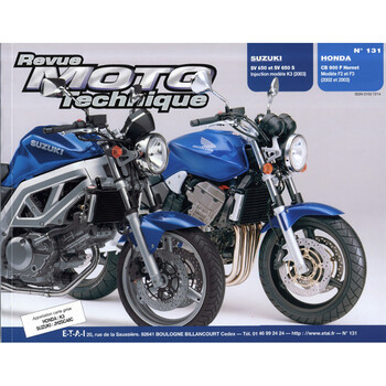 RMT 131.1 SUZUKI SV650 (2003) e HONDA CB900 (2002-2003) Etai