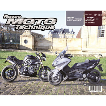 RMT 168 TRIUMPH SPEED TRIPLE (2011 to 2013) - YAMAHA T-MAX 530 (2012 to 2013) Etai