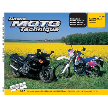 RMT 86,4 SUZUKI DR350 (dal 1990 al 1999) e KAWASAKI ZZ-R600 (dal 1990 al 2002) Etai