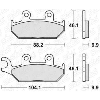 137 Pastiglie freno HF SBS