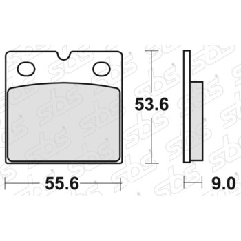 506 Pastiglie freno HF SBS