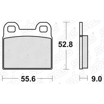 527 Pastiglie freno HF SBS