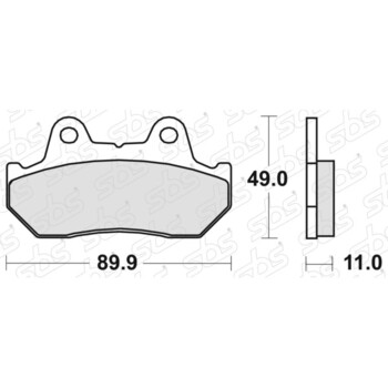 Pastiglie freno 542 LS SBS