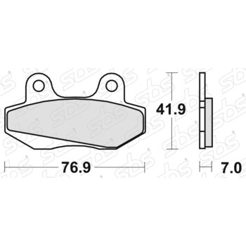 Pastiglie freno 551 HF SBS