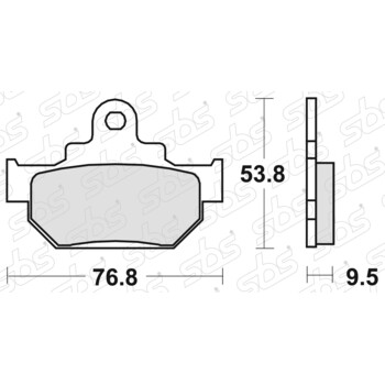 582 Pastiglie freno HF SBS