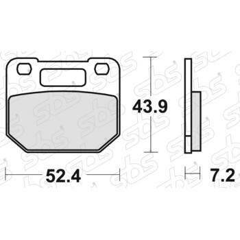 587 Pastiglie freno HF SBS