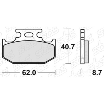 632 pastiglie freno SI SBS