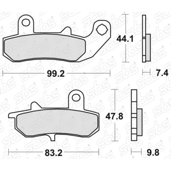 Pastiglie freno 635 LS SBS