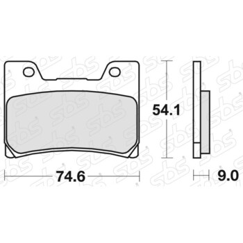 Pastiglie freno 645 HF SBS