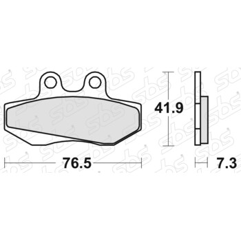 652 Pastiglie freno HF SBS