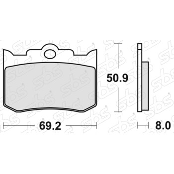 Pastiglie freno 678 LS SBS