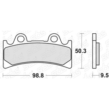 Pastiglie freno 683 HS SBS