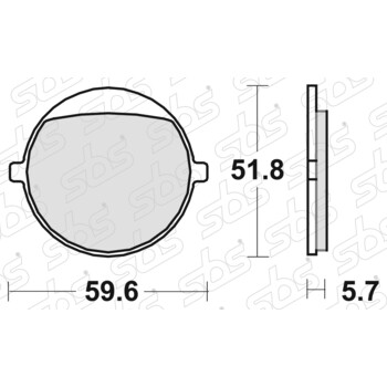 699 Pastiglie freno HF SBS