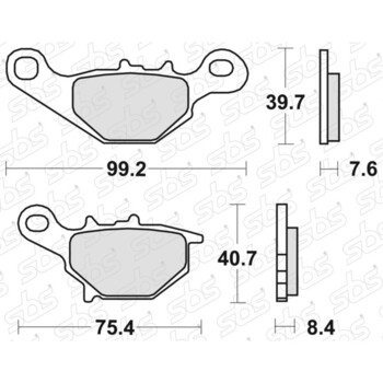 702 pastiglie freno SI SBS