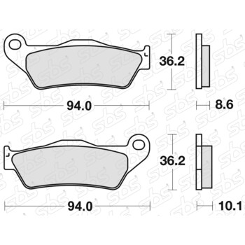 Pastiglie freno 742 LS SBS