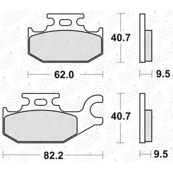754 pastiglie freno SI SBS