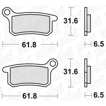 Pastiglie freno 783 SI SBS