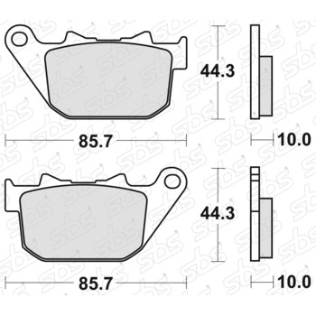 Pastiglie freno 808 H.LS SBS