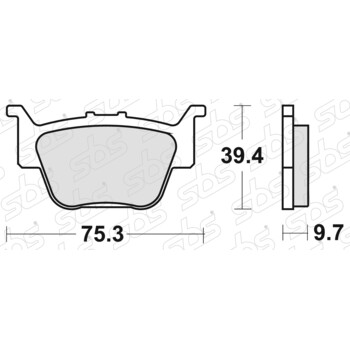 813 pastiglie freno SI SBS