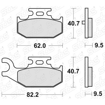 Pastiglie freno 816 SI SBS