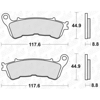 Pastiglie freno 828 HS SBS