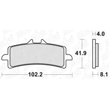 Pastiglie freno 901 HS SBS