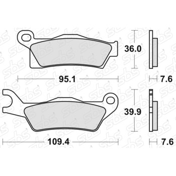 Pastiglie freno 910 SI SBS