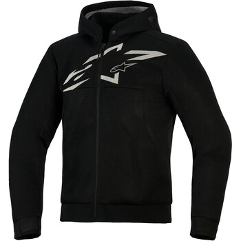 Felpa Chrome Superairflow con cappuccio e zip Alpinestars