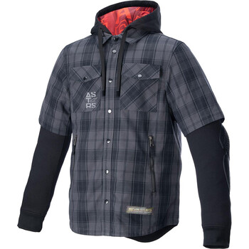 MO.ST.EQ Maglietta oversize in tartan Alpinestars