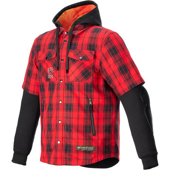 MO.ST.EQ Maglietta oversize in tartan Alpinestars