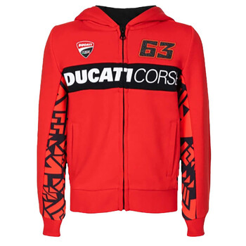 Felpa da bambino Ducati Bagnaia 63 ducati