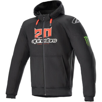 Felpa con zip Monster Fabio Quartararo Chrome Ignition Alpinestars