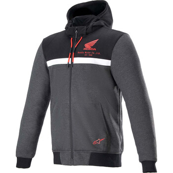 Felpa con zip Honda Chrome Street Alpinestars