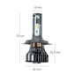 Lampadina H4 LED con alimentatore esterno
