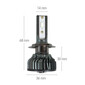 Lampadina H7 LED con alimentatore esterno