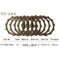 Dischi Cross VC280 montati sulla frizione