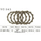 VC343 rivestimenti della frizione