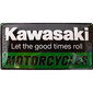 Piastra d'epoca Kawasaki - Originale