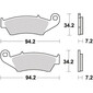 Pastiglie freno S1098NR