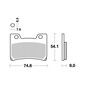 Pastiglie freno S1048N