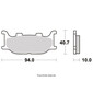 Pastiglie freno S1109N