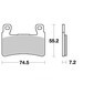 Pastiglie freno S1166N