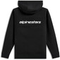 Felpa con cappuccio con zip trasversale