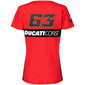T-shirt donna Ducati Bagnaia 63